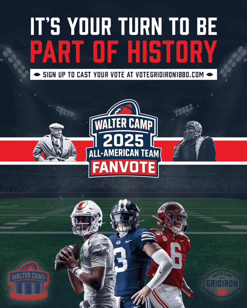 Walter Camp Football Foundation Launches Fan Vote and Player Impact ...